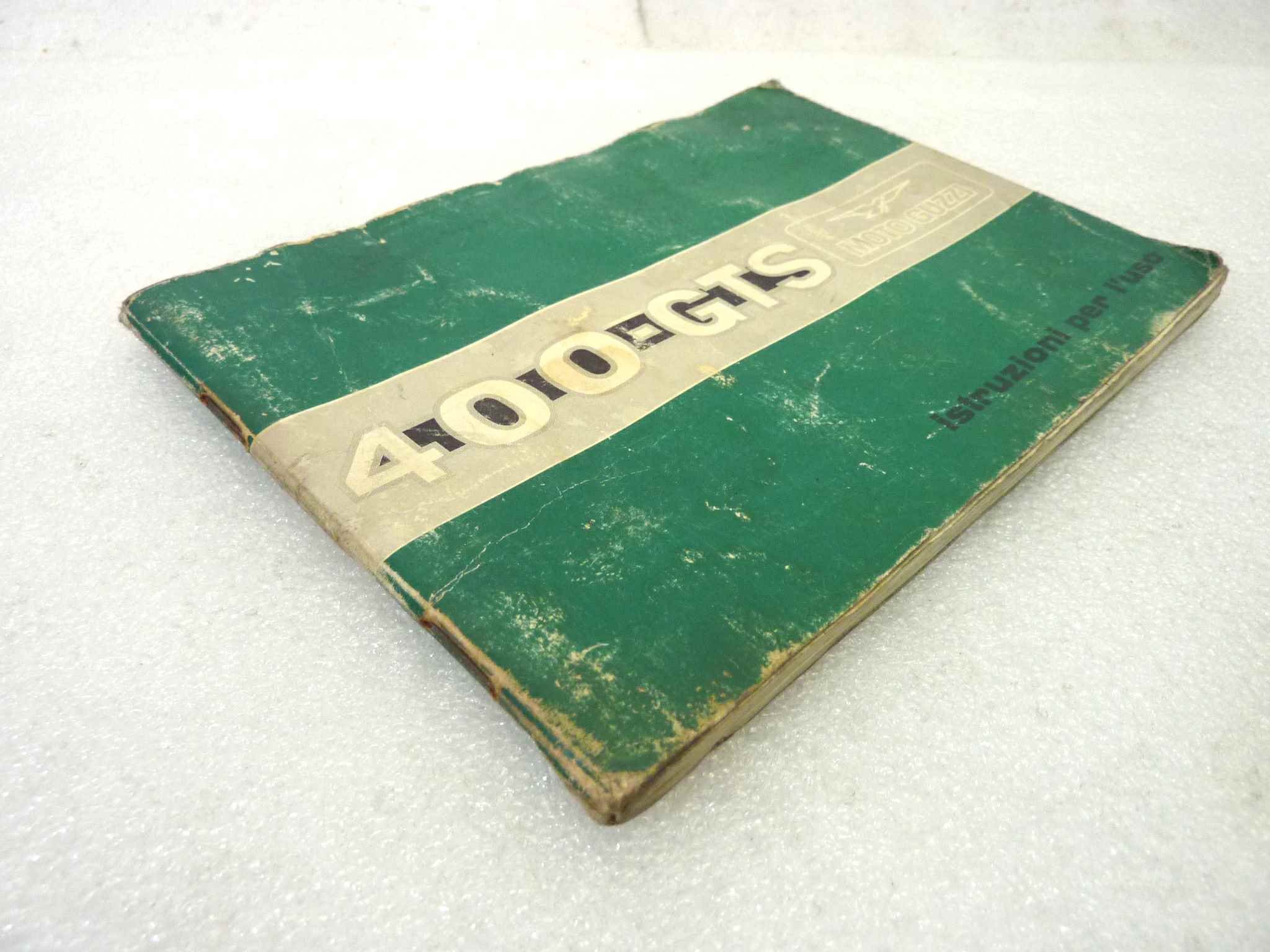Libretto uso e manutenzione Guzzi 400 GTS manuale utente ORIGINALE ita dim 12 x 18 cm - immagine 6