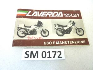 Libretto uso e manutenzione Laverda 125 LB1 manuale utente ORIGINALE ita dim 10 x 15 cm