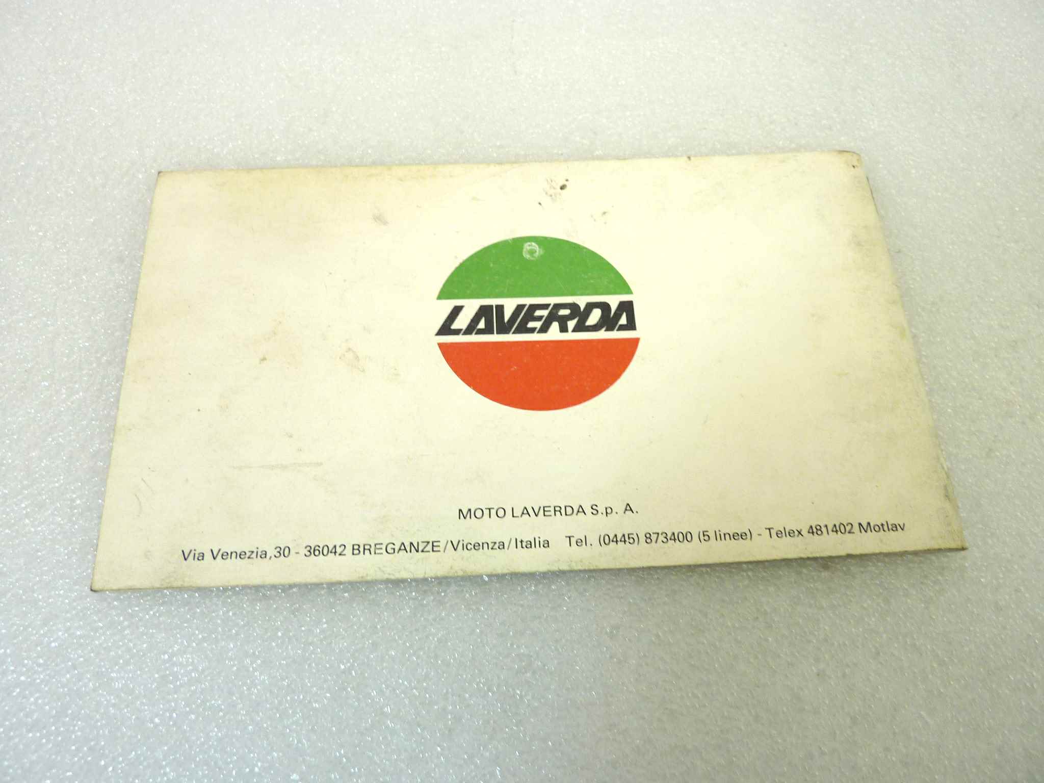 Libretto uso e manutenzione Laverda 125 LB1 manuale utente ORIGINALE ita dim 10 x 15 cm - immagine 2