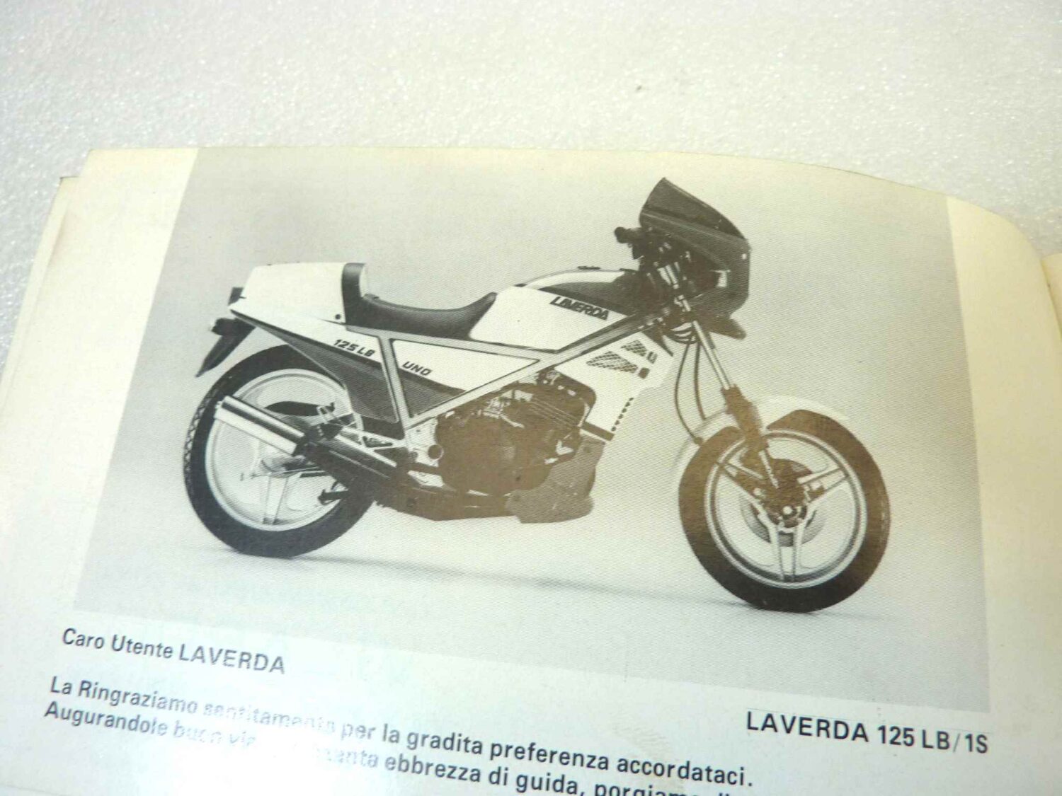 Libretto uso e manutenzione Laverda 125 LB1 manuale utente ORIGINALE ita dim 10 x 15 cm - immagine 3