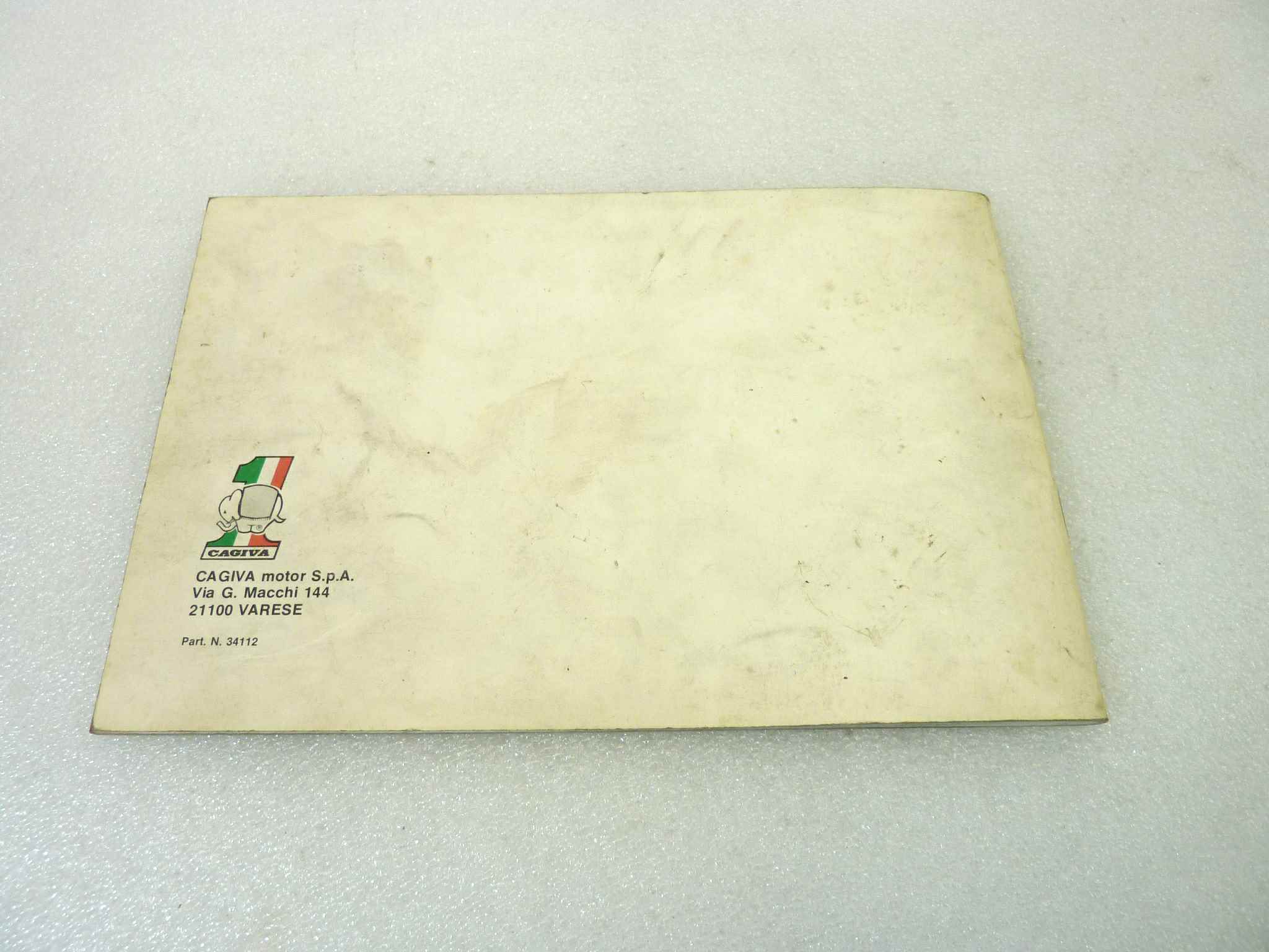 Libretto uso e manutenzione Cagiva AMF SST 125 Mod81 manuale utente ORIGINALE ita eng dim 21,5 x 14,5 cm - immagine 2