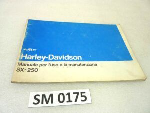 Libretto uso e manutenzione Cagiva AMF SX 250 manuale utente ORIGINALE ita dim 21,5 x 14,5 cm