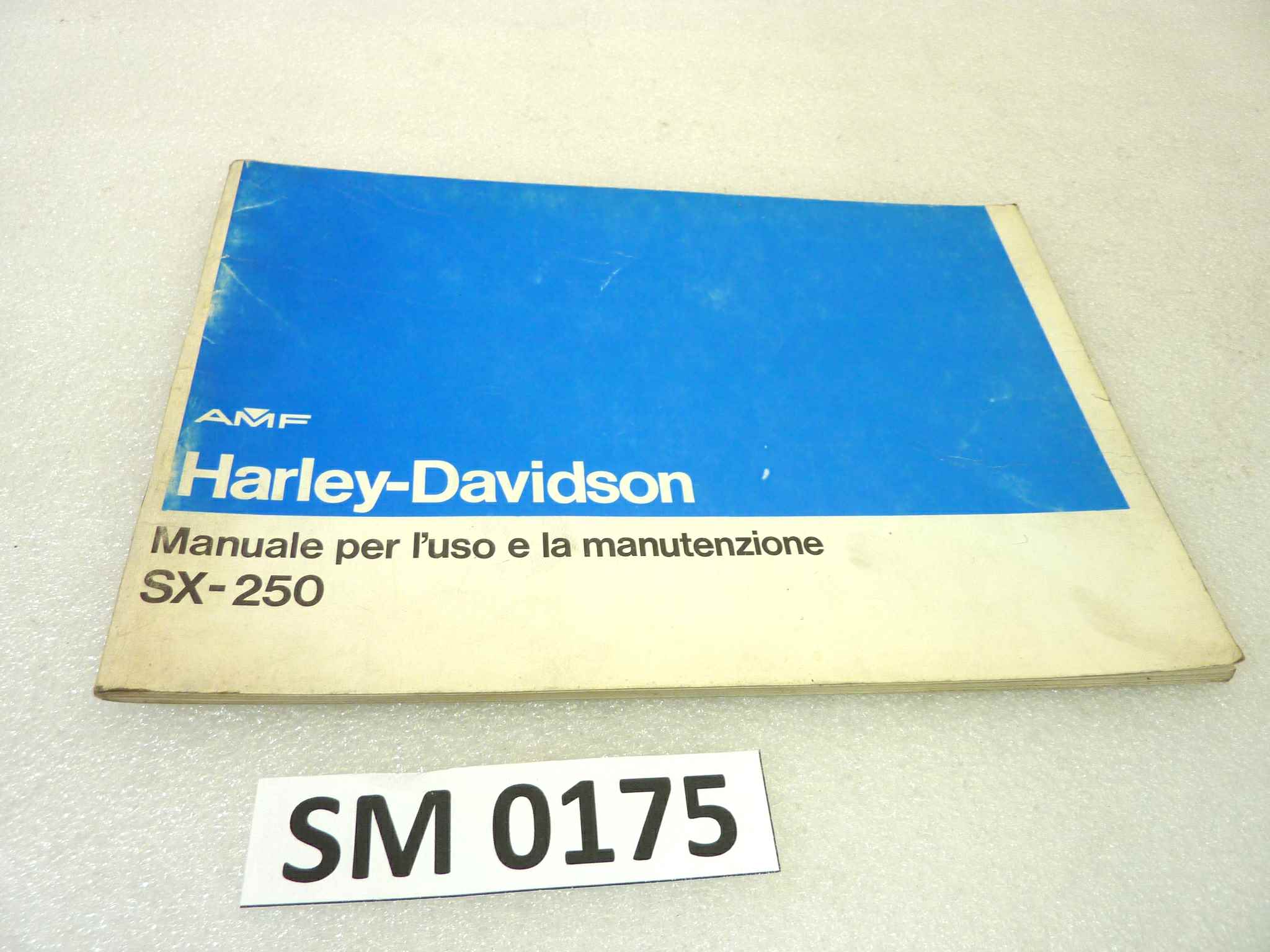 Libretto uso e manutenzione Cagiva AMF SX 250 manuale utente ORIGINALE ita dim 21,5 x 14,5 cm