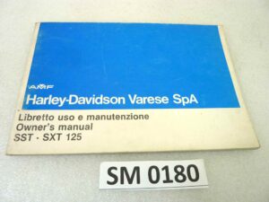 Libretto uso e manutenzione Cagiva AMF SST SXT 125 manuale utente ORIGINALE ita eng dim 21,5 x 14,5 cm