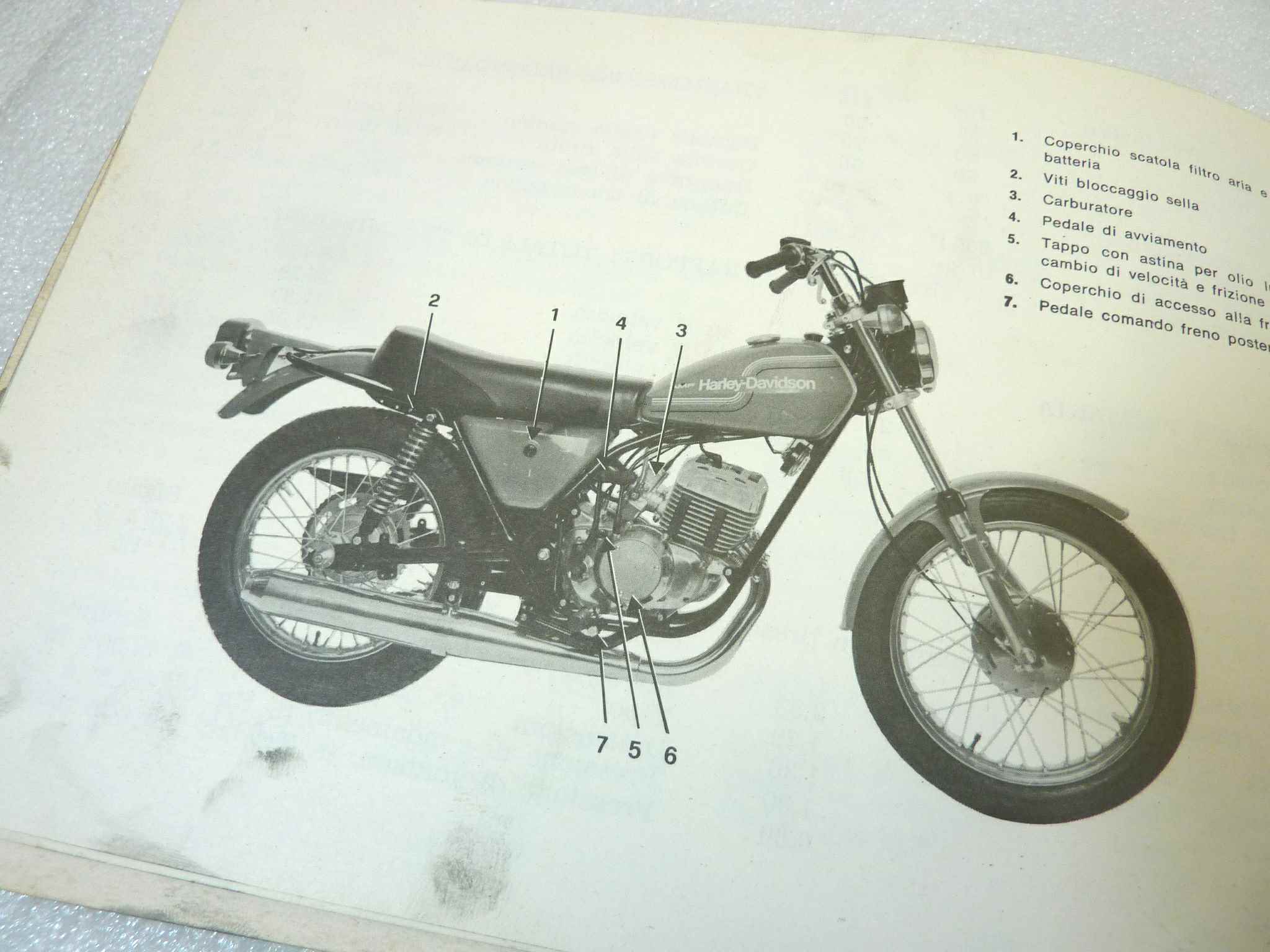 Libretto uso e manutenzione Cagiva AMF SS 175 250 manuale utente ORIGINALE ita dim 21,5 x 14,5 cm - immagine 4