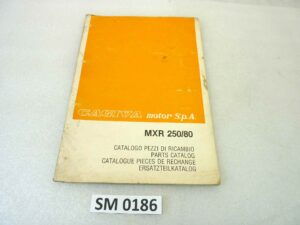 Catalogo parti ricambio Cagiva AMF MXR250 80 ricambi ORIGINALE eng fra ita ger Parts Catalog dim 29,5 x 21 cm