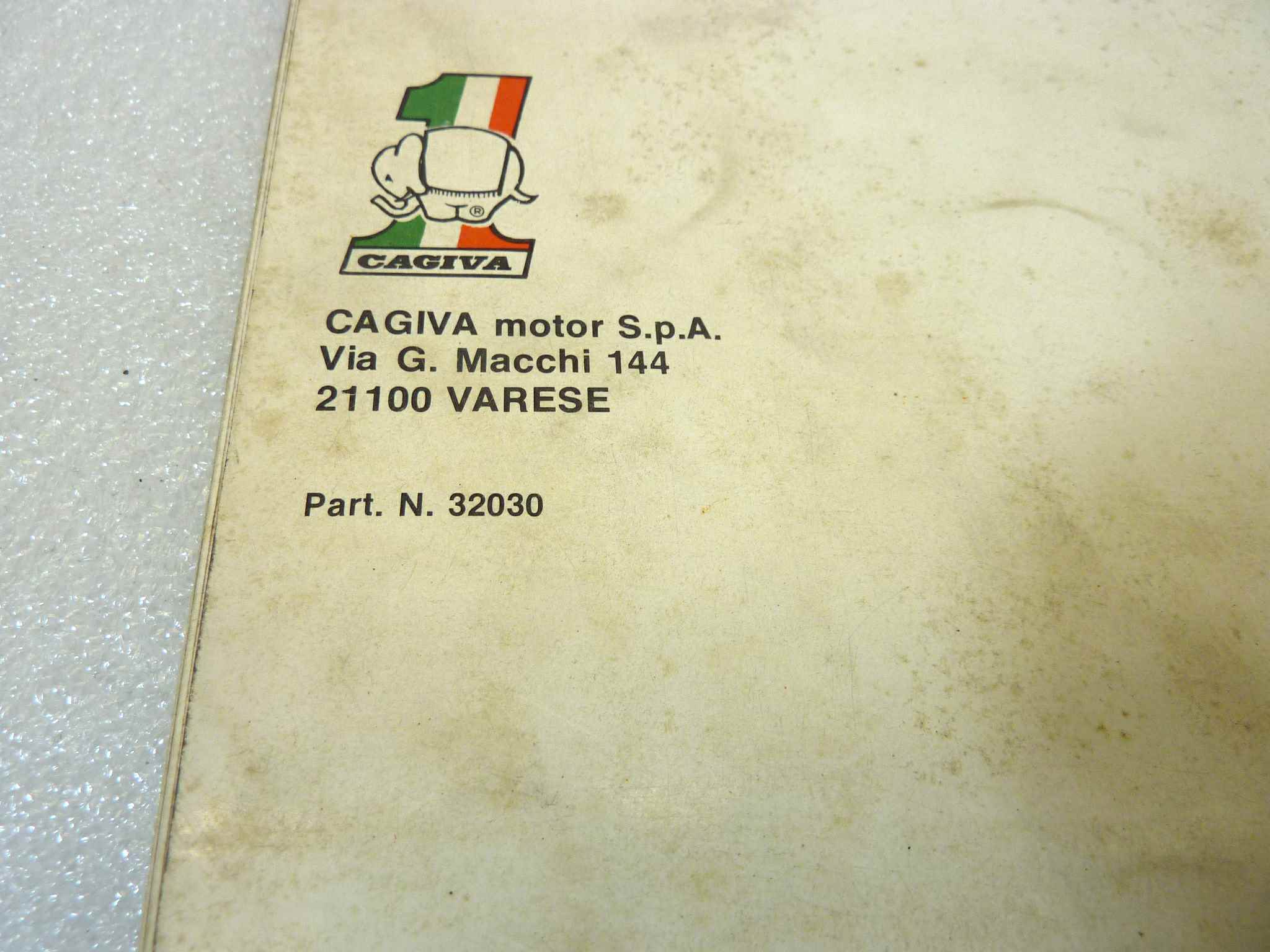 Catalogo parti ricambio Cagiva AMF MXR250 80 ricambi ORIGINALE eng fra ita ger Parts Catalog dim 29,5 x 21 cm - immagine 3