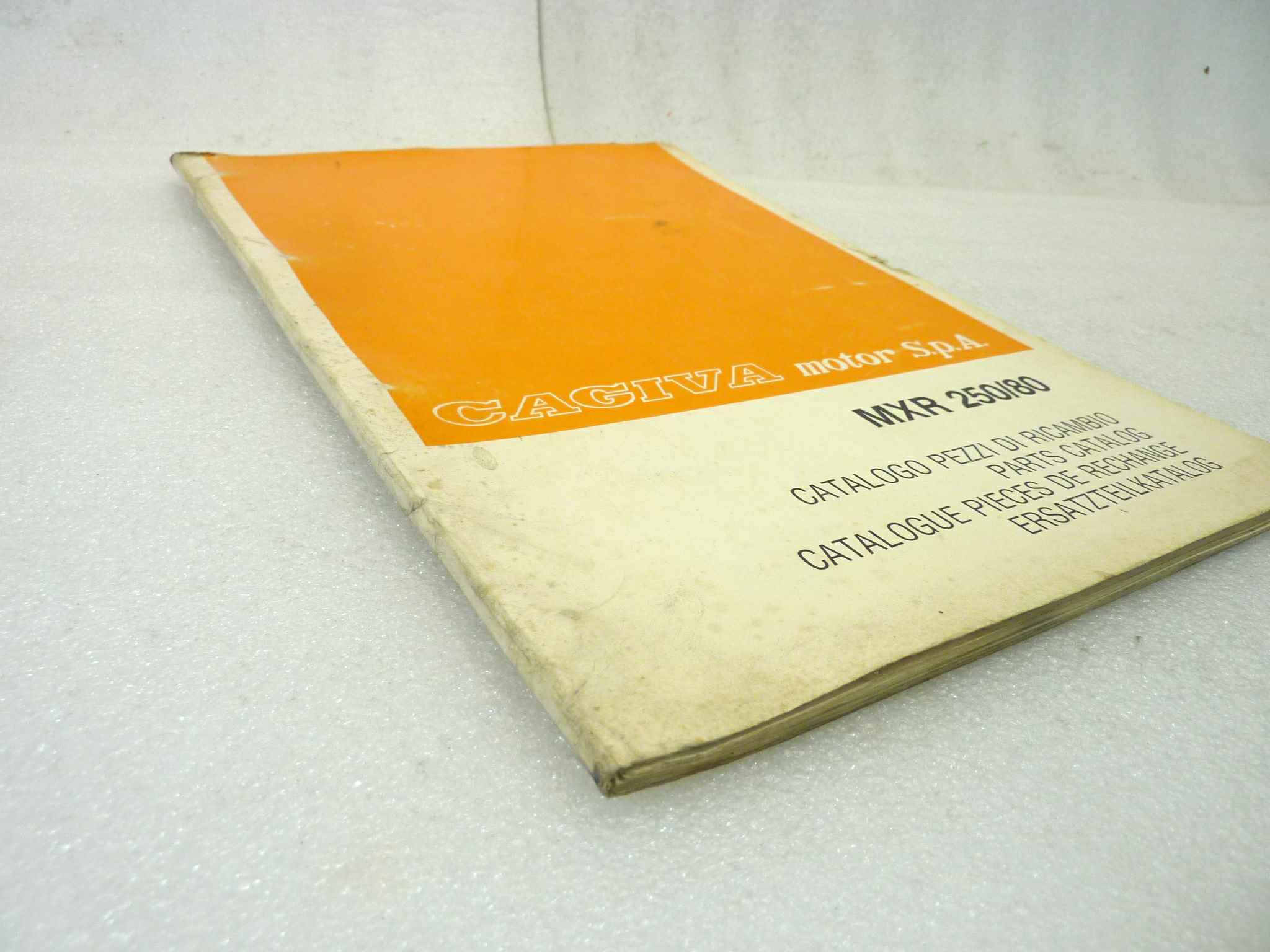 Catalogo parti ricambio Cagiva AMF MXR250 80 ricambi ORIGINALE eng fra ita ger Parts Catalog dim 29,5 x 21 cm - immagine 5