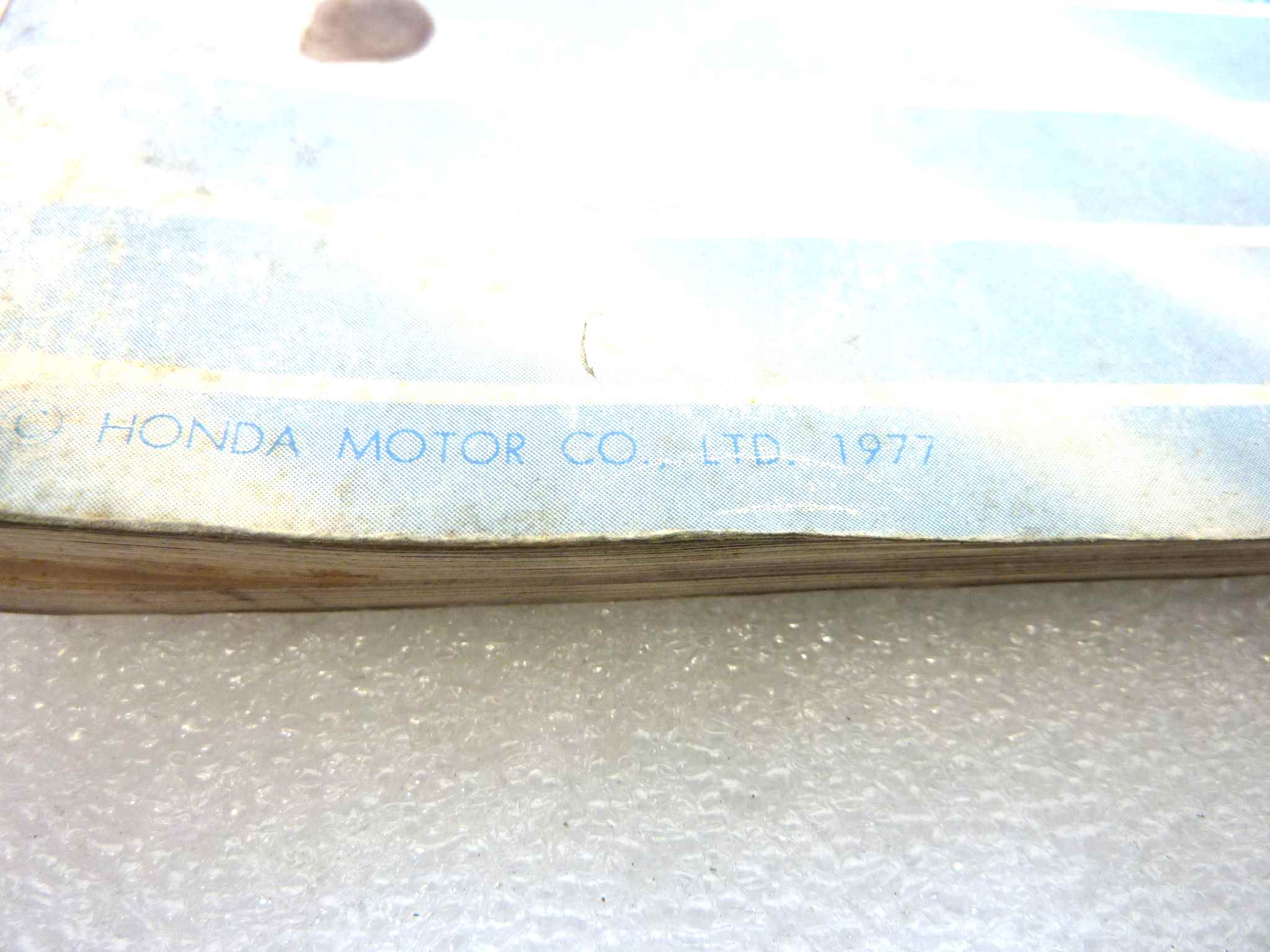 Libretto uso e manutenzione Honda CB500 550 manuale utente ORIGINALE eng fra ger esp dim 10,5 x 15 cm - immagine 6