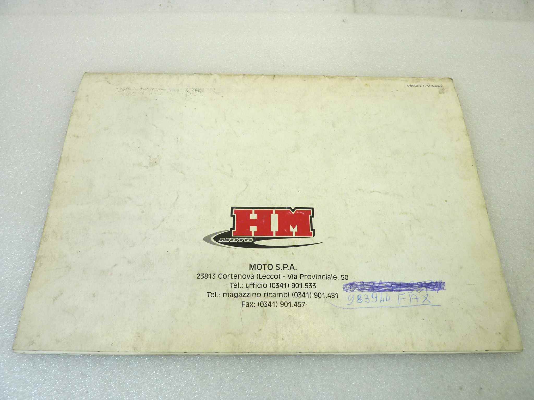 Libretto uso e manutenzione Honda CRE Baja Derapage manuale utente ORIGINALE ita dim 21 x 30 cm - immagine 2