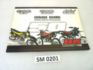 Catalogo parti ricambio Honda CRE SIX Baja Derapage ricambi ORIGINALE ita Parts Catalog dim 30 x 21 cm