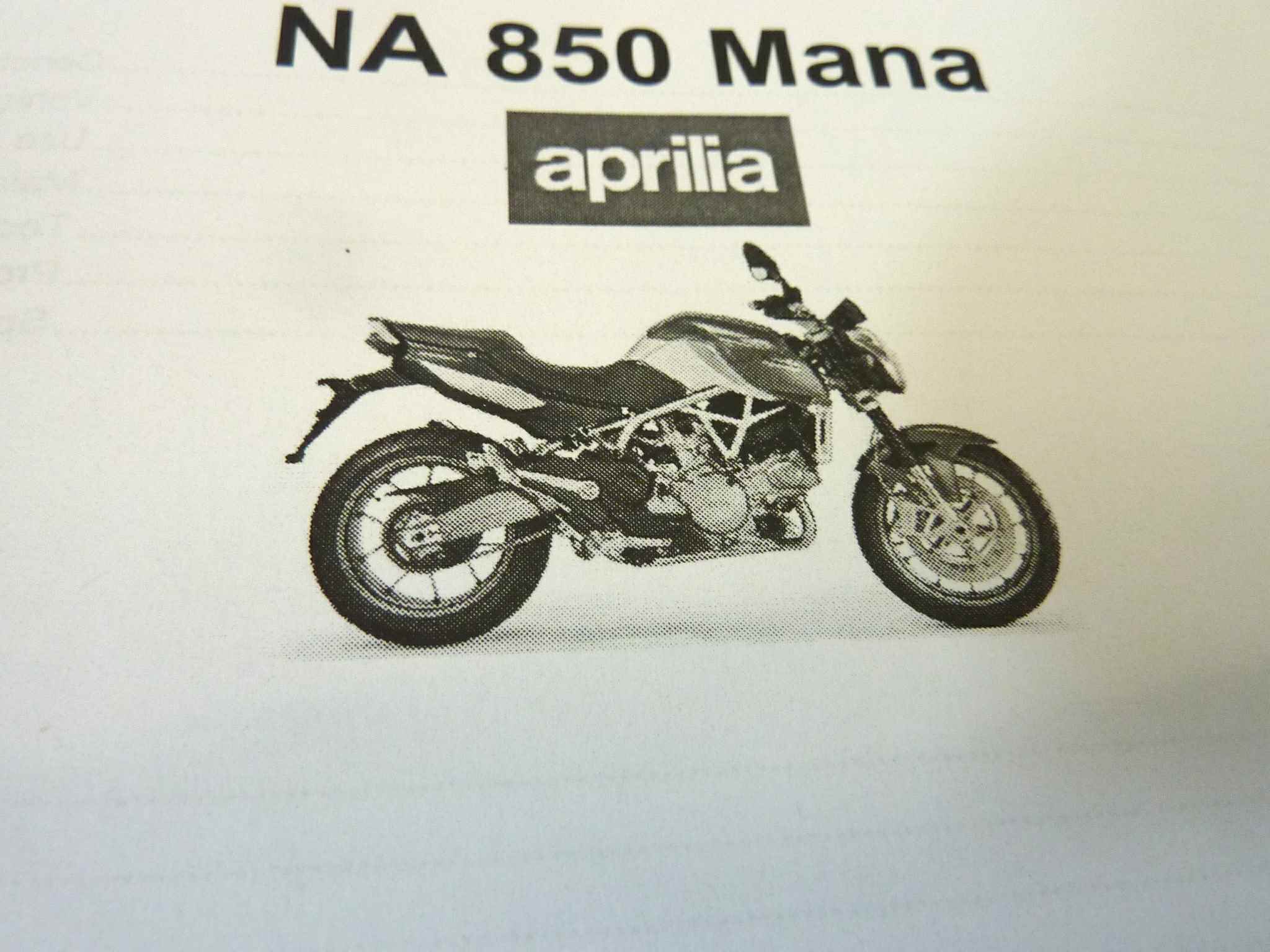 Libretto uso e manutenzione Aprilia Mana 850 manuale utente ORIGINALE eng fra ger dim 21 x 13,5 cm - immagine 5