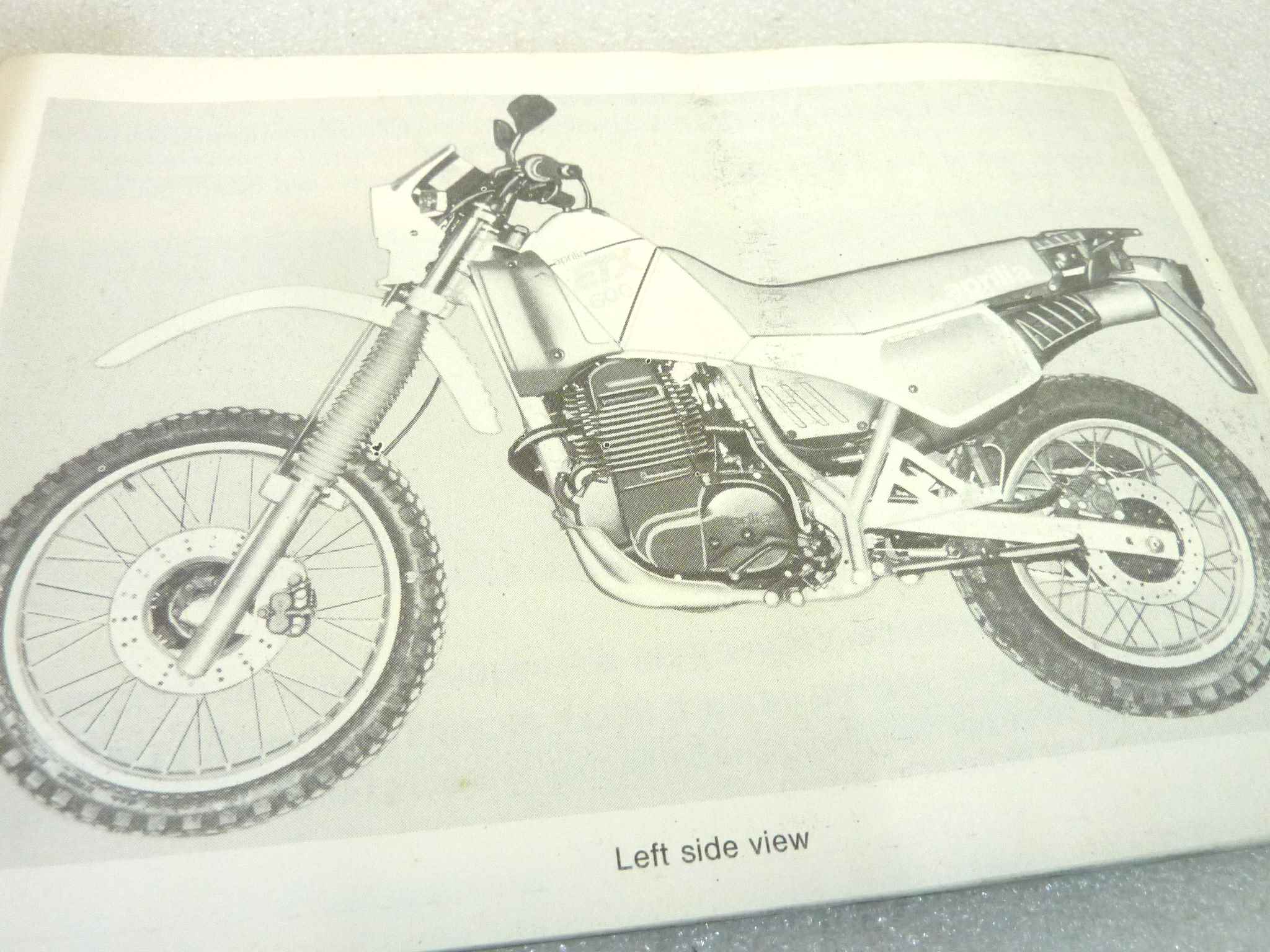 Libretto uso e manutenzione Aprilia ETX 350 600 manuale utente ORIGINALE ita dim dim 12 x 17 - immagine 4