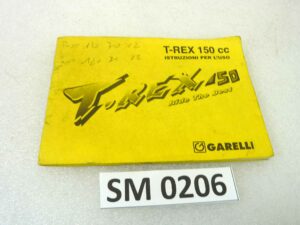 Libretto uso e manutenzione Garelli T-REX 150 manuale utente ORIGINALE ita dim 10 x 15 cm