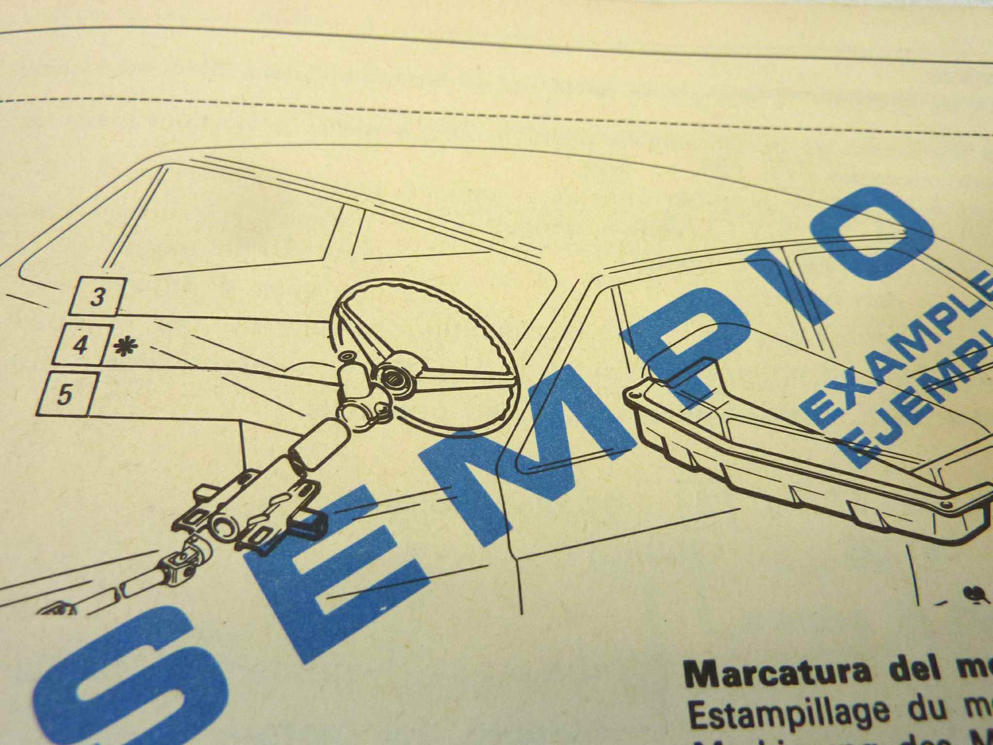 Catalogo parti ricambio Fiat 128 3P ricambi ORIGINALE ita fra ger esp Parts Catalog dim 15 x 21 cm - immagine 4