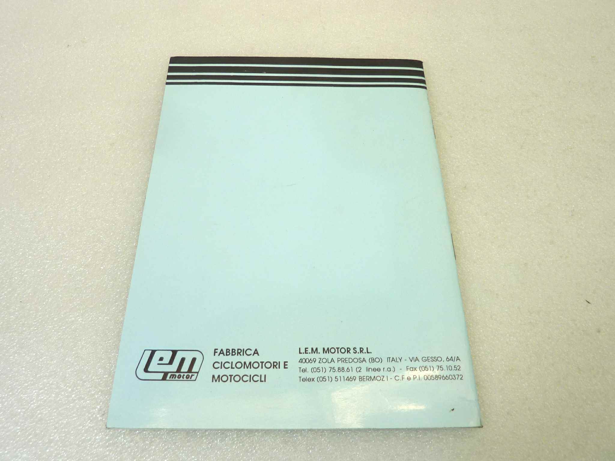 Libretto uso e manutenzione LEM CR2 CR3 manuale utente ORIGINALE ita fra eng dim 21 x 15 cm - immagine 2
