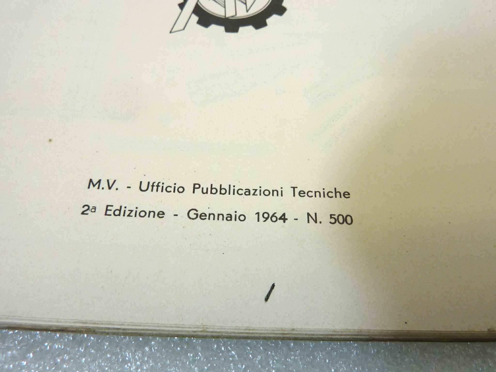 Catalogo parti ricambio Mv Agusta Motocarro 235 Tevere ricambi ORIGINALE ita Parts Catalog dim 16 x 21 cm - immagine 5