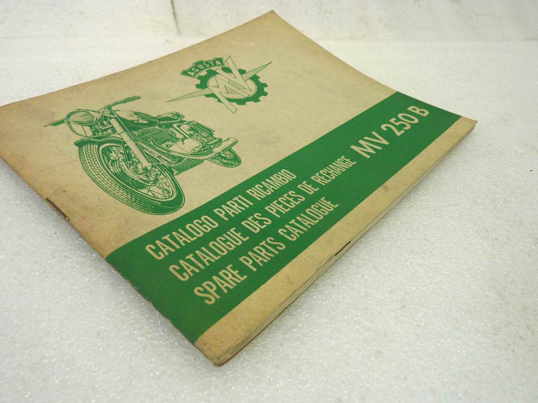 Catalogo parti ricambio MV Agusta 250 B ricambi ORIGINALE eng ita fra Parts Catalog dim 16 x 21 cm - immagine 5