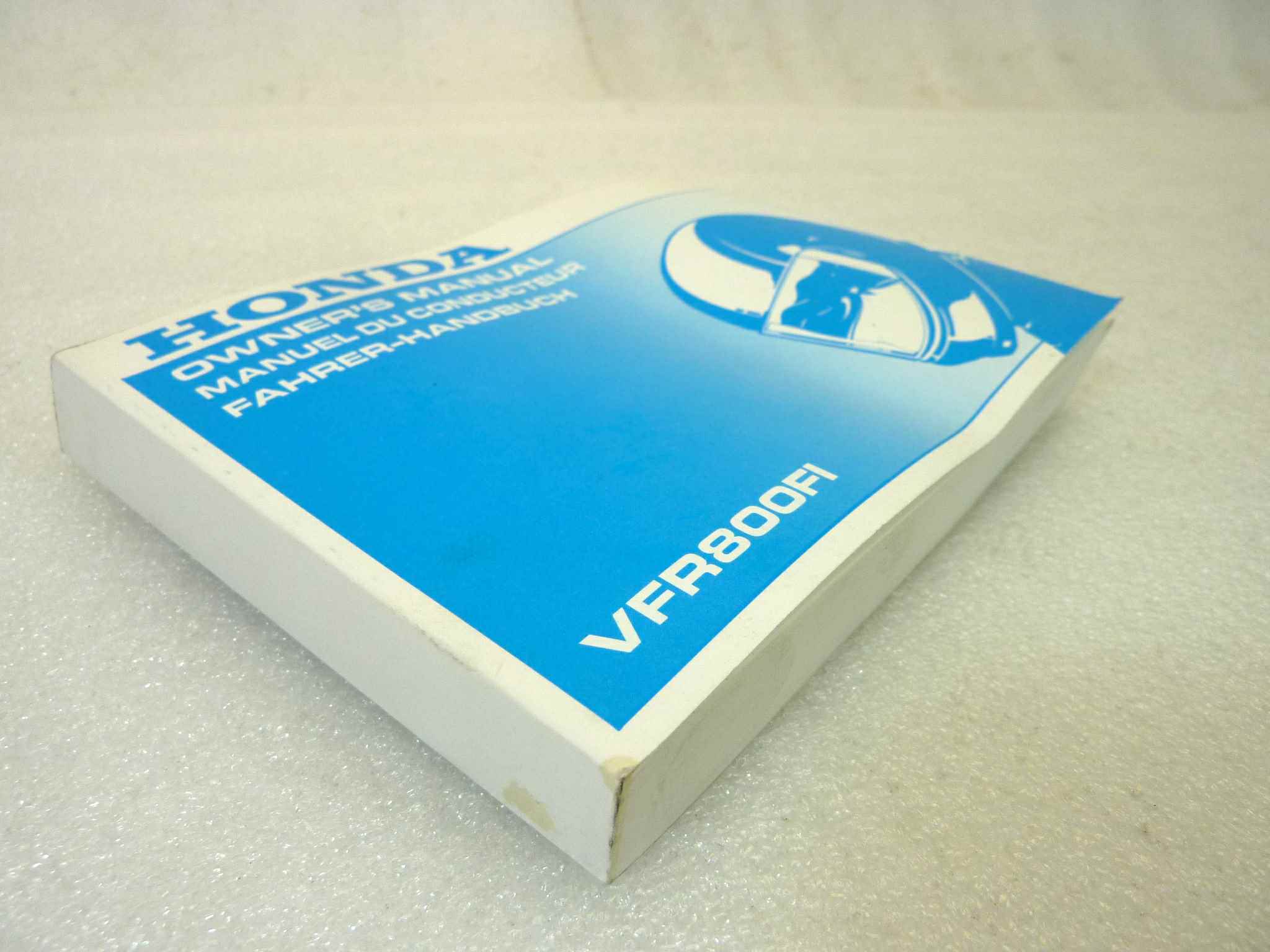 Libretto uso e manutenzione Honda VFR800 FI manuale utente ORIGINALE eng fra ger dim 10,5 x 15 cm - immagine 7