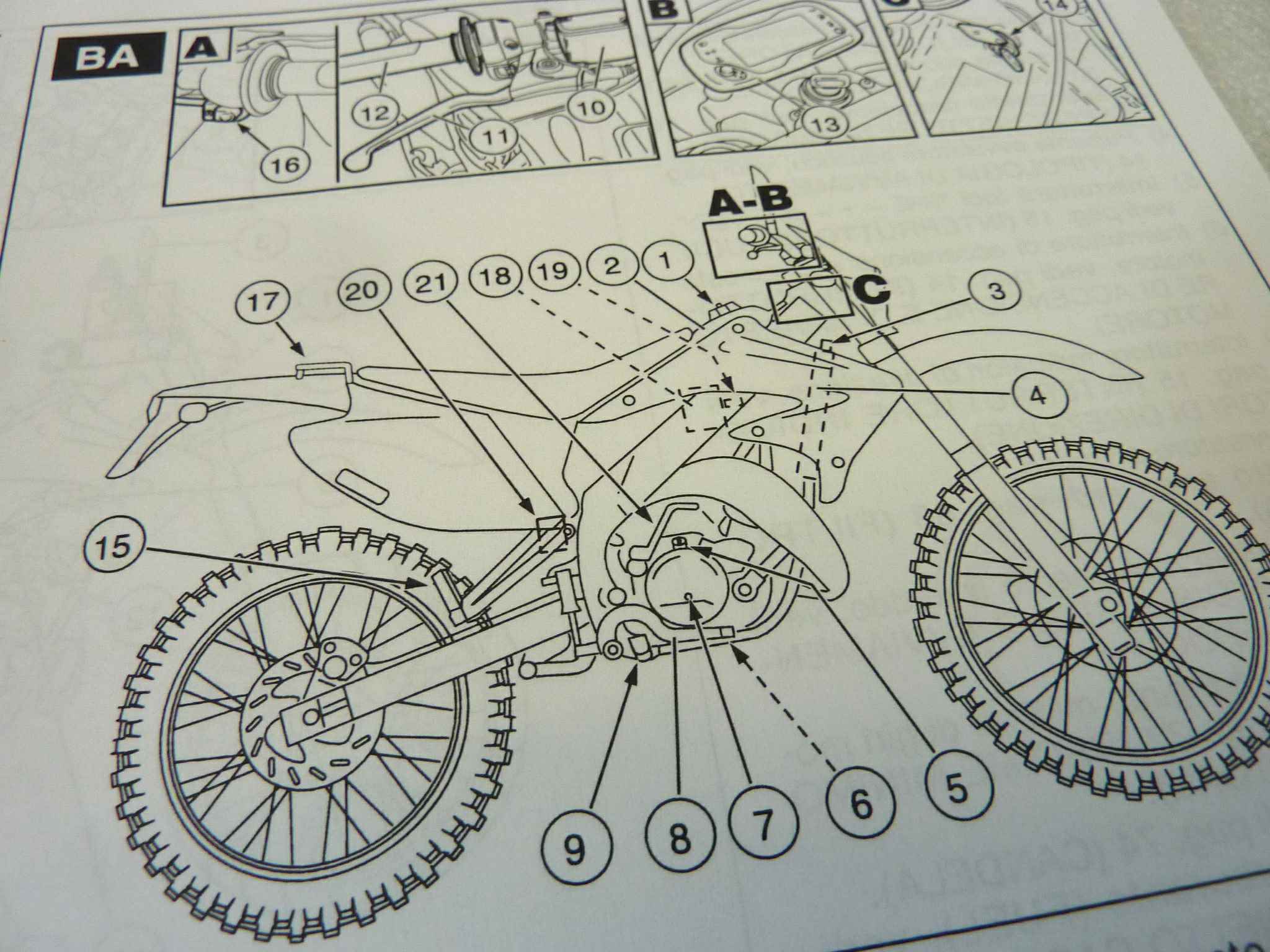 Libretto uso e manutenzione Honda CRE 50 Baja Derapage manuale utente ORIGINALE ita - immagine 5