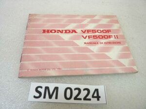 Libretto uso e manutenzione Honda VF500F II manuale utente ORIGINALE ita