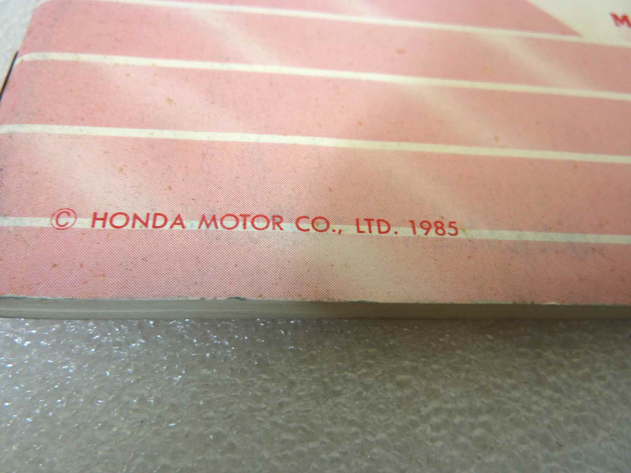 Libretto uso e manutenzione Honda VF500F II manuale utente ORIGINALE ita - immagine 4