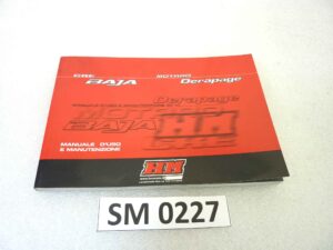 Libretto uso e manutenzione Honda Derapage 50 manuale utente ORIGINALE ita