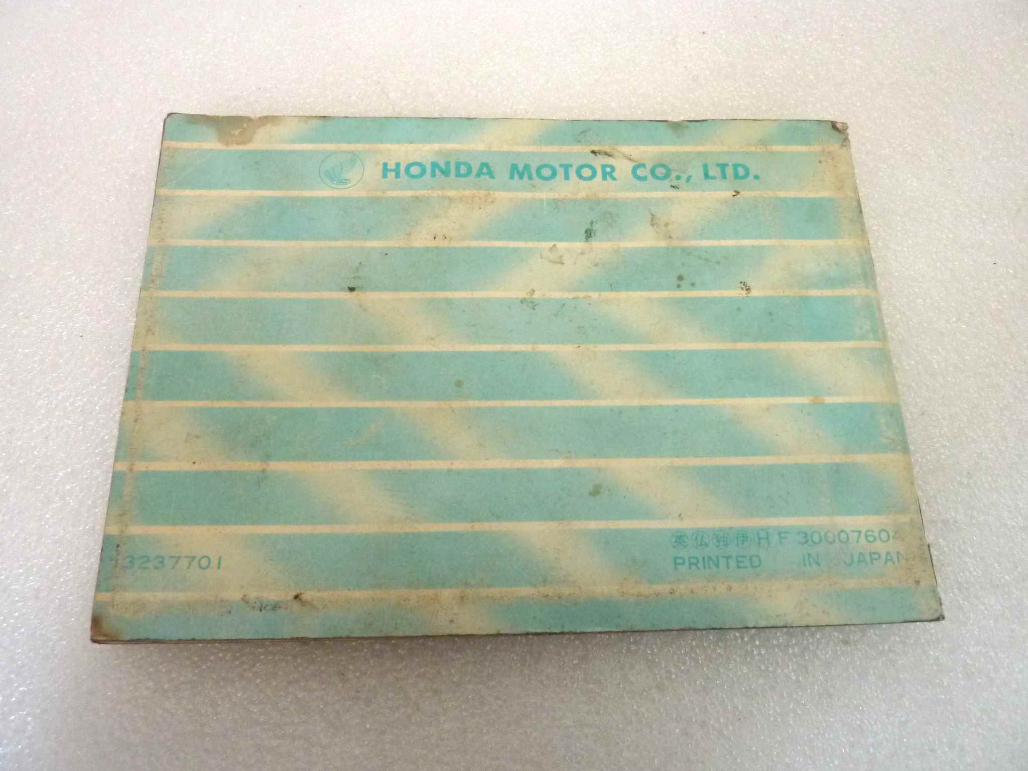 Libretto uso e manutenzione Honda CB400F manuale utente ORIGINALE ita eng fra ger - immagine 2