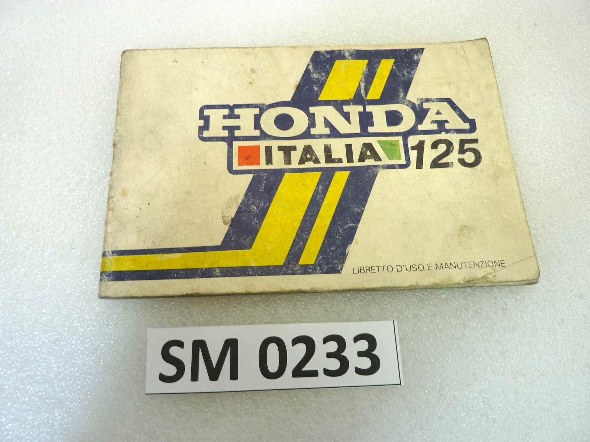 Libretto uso e manutenzione Honda Italia 125 manuale utente ORIGINALE ita