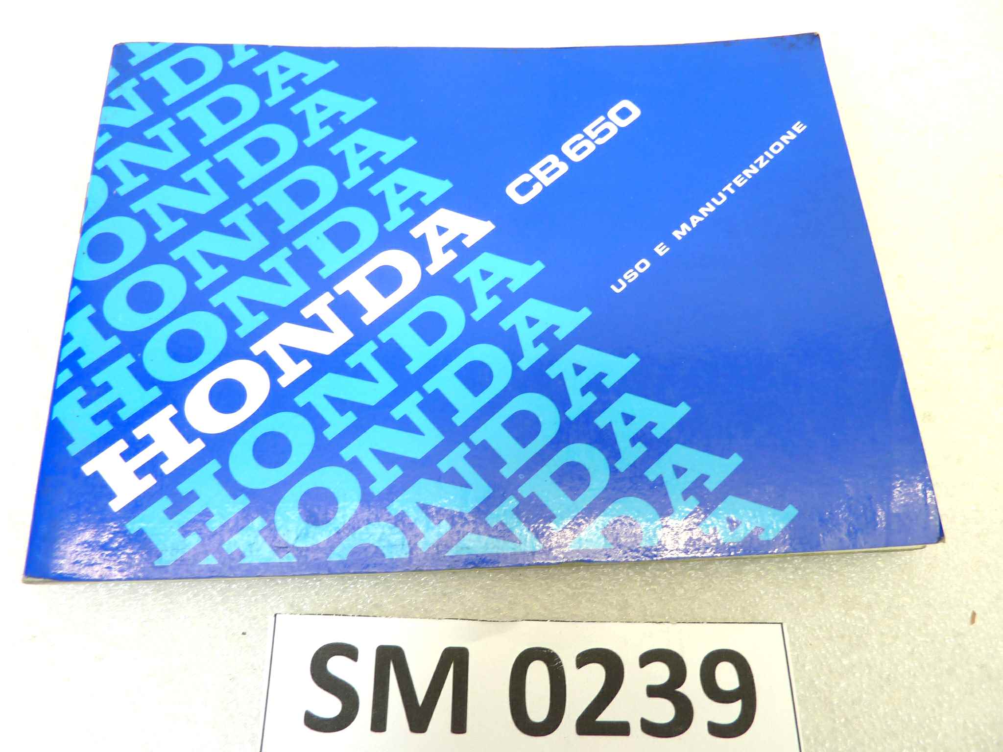 Libretto uso e manutenzione Honda CB650 manuale utente ORIGINALE ita