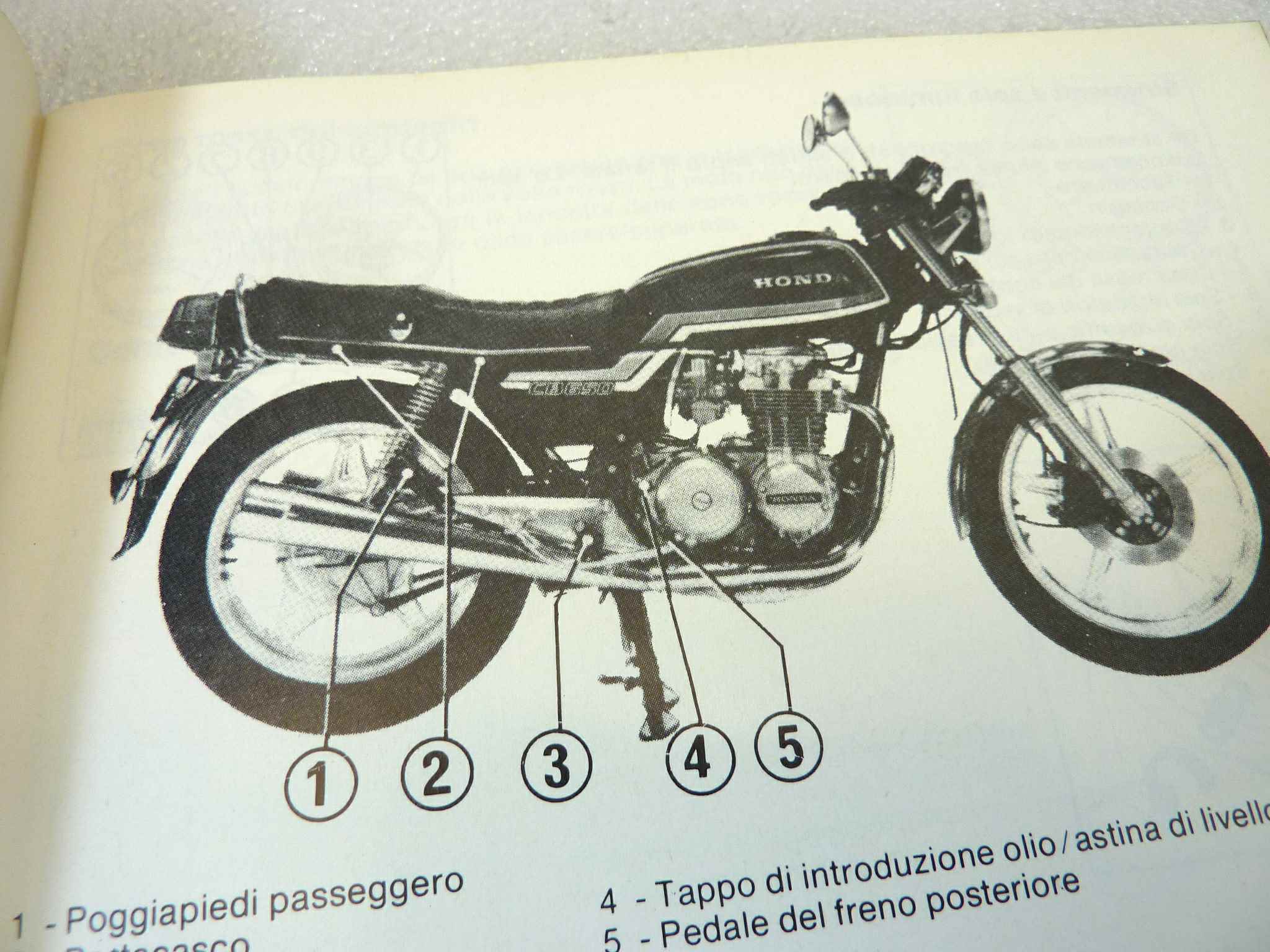 Libretto uso e manutenzione Honda CB650 manuale utente ORIGINALE ita - immagine 4