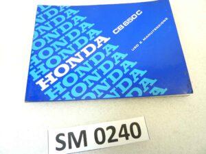 Libretto uso e manutenzione Honda CB650C manuale utente ORIGINALE ita