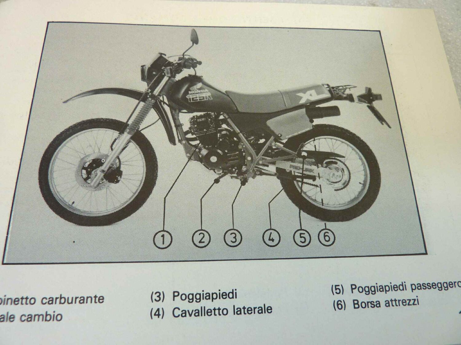 Libretto uso e manutenzione Honda XL125R 2 PD manuale utente ORIGINALE ita - immagine 4
