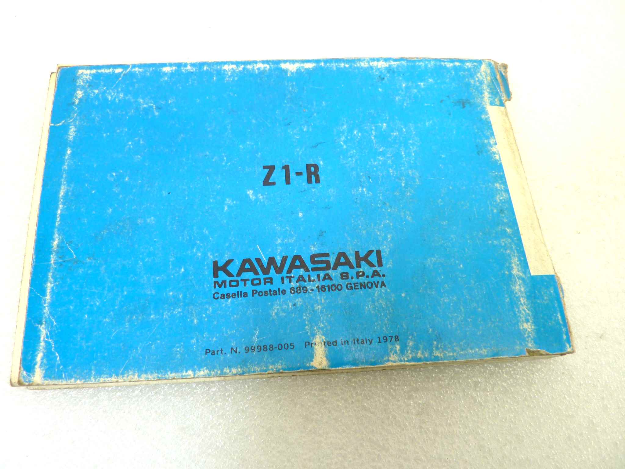 Libretto uso e manutenzione Kawasaki Z1 R manuale utente ORIGINALE ita - immagine 2