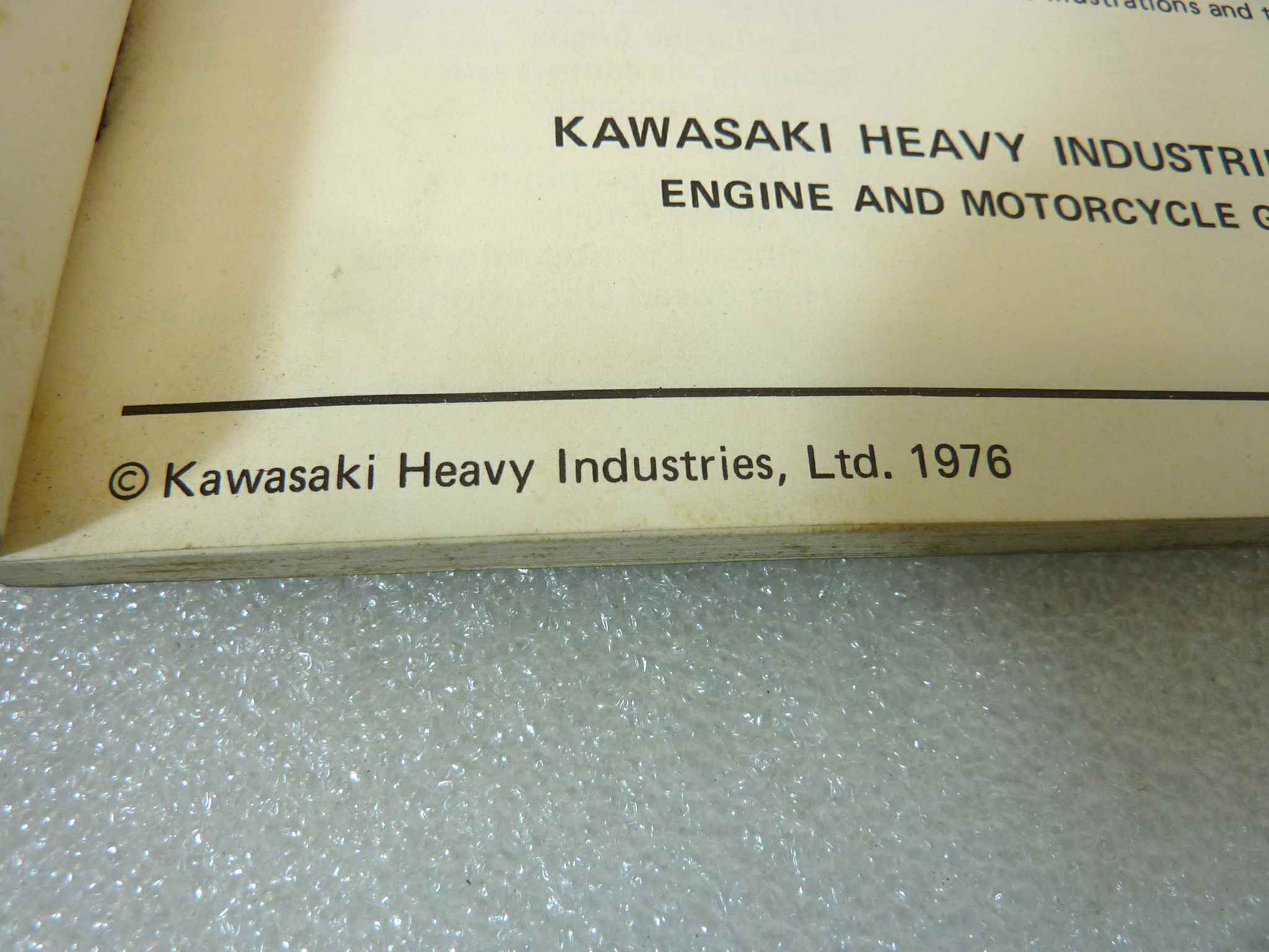 Libretto uso e manutenzione Kawasaki Z1000 A1 manuale utente ORIGINALE eng - immagine 4