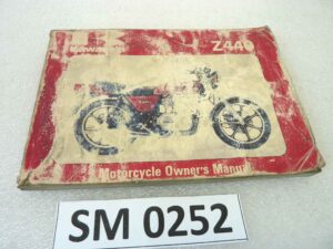 Libretto uso e manutenzione Kawasaki Z440 manuale utente ORIGINALE eng