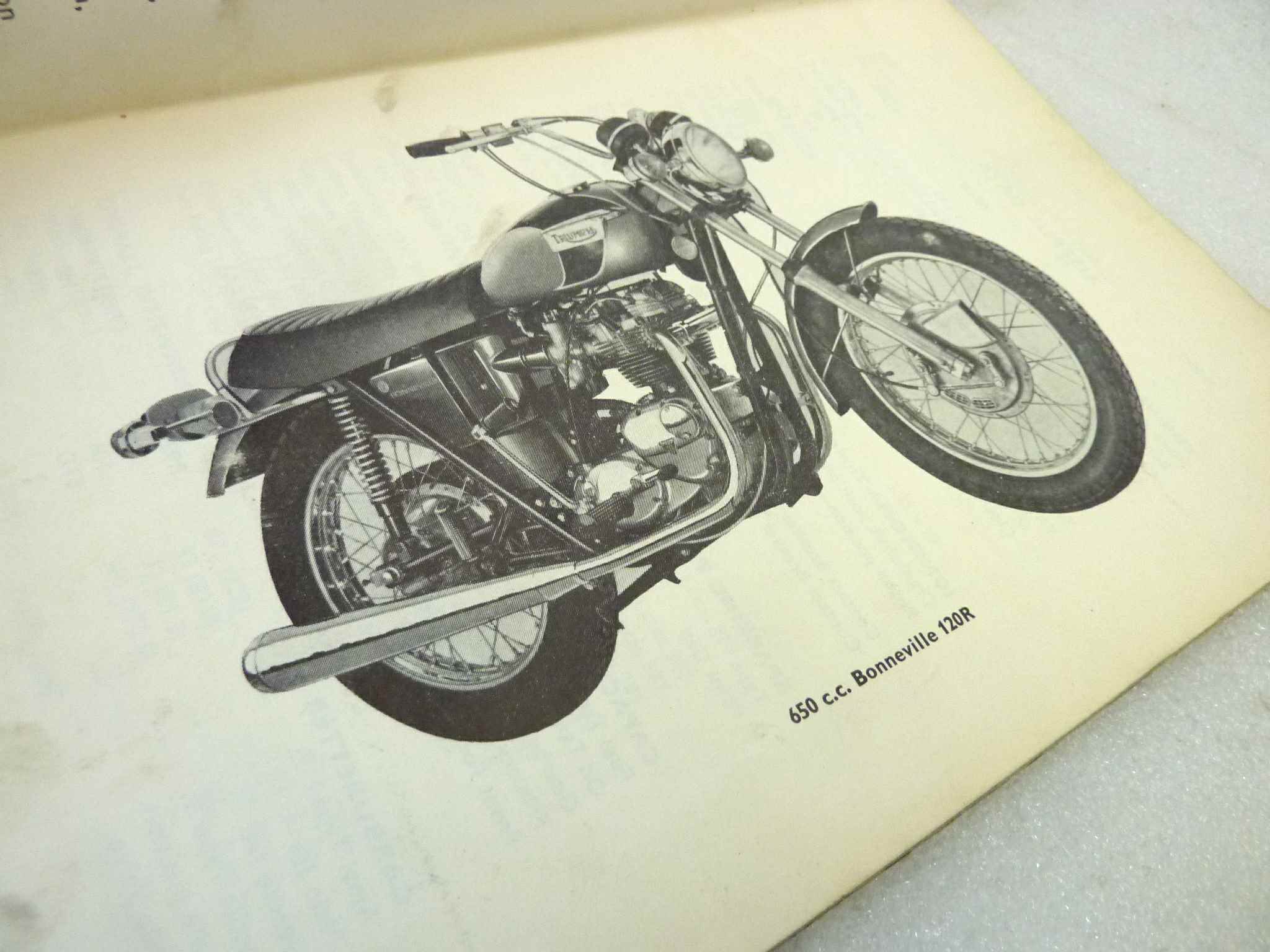 Libretto uso e manutenzione Triumph Bonneville T120 Tiger 1971 manuale utente ORIGINALE eng - immagine 5