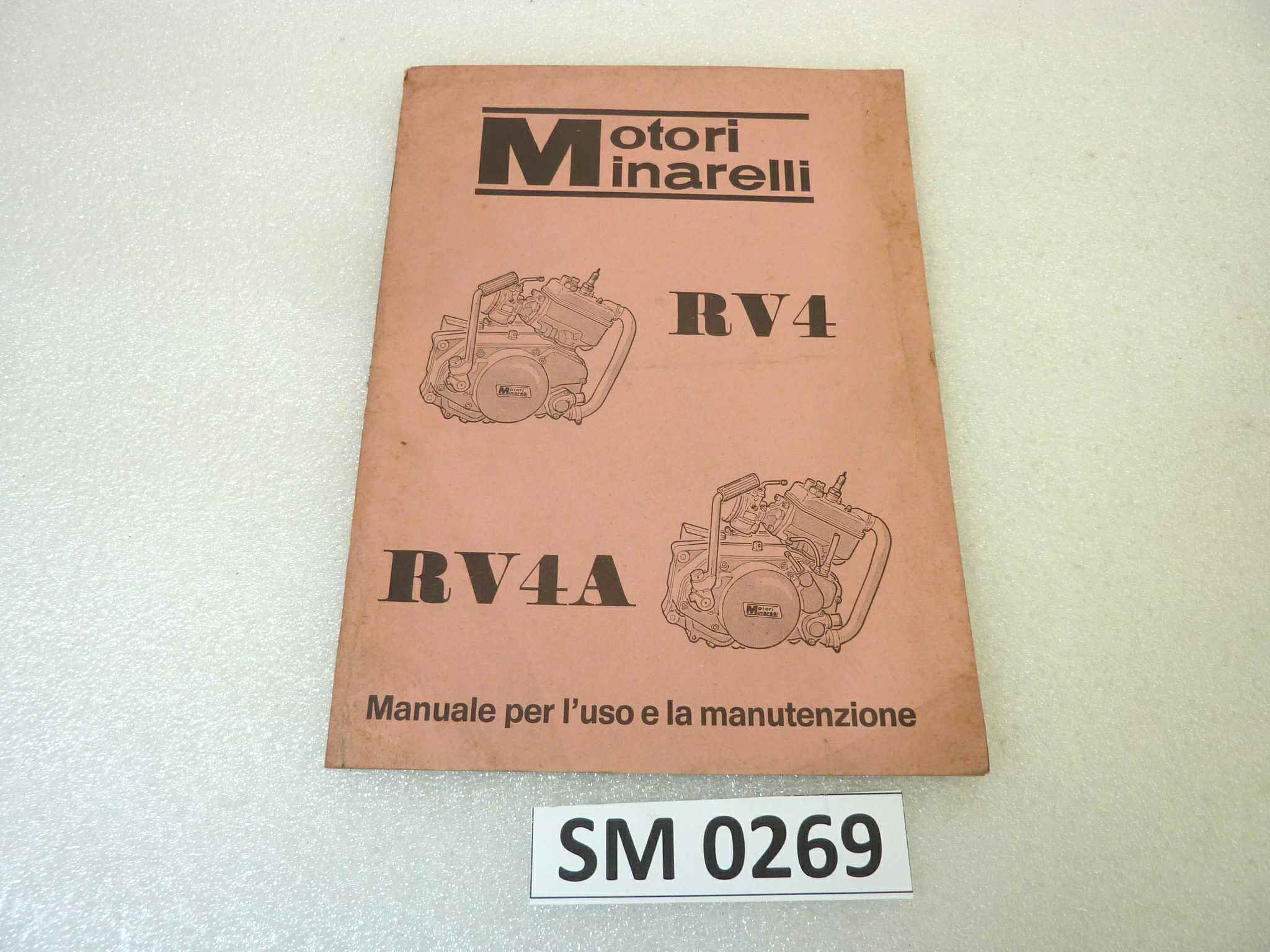 Libretto uso e manutenzione Minarelli RV4 A manuale utente ORIGINALE ita