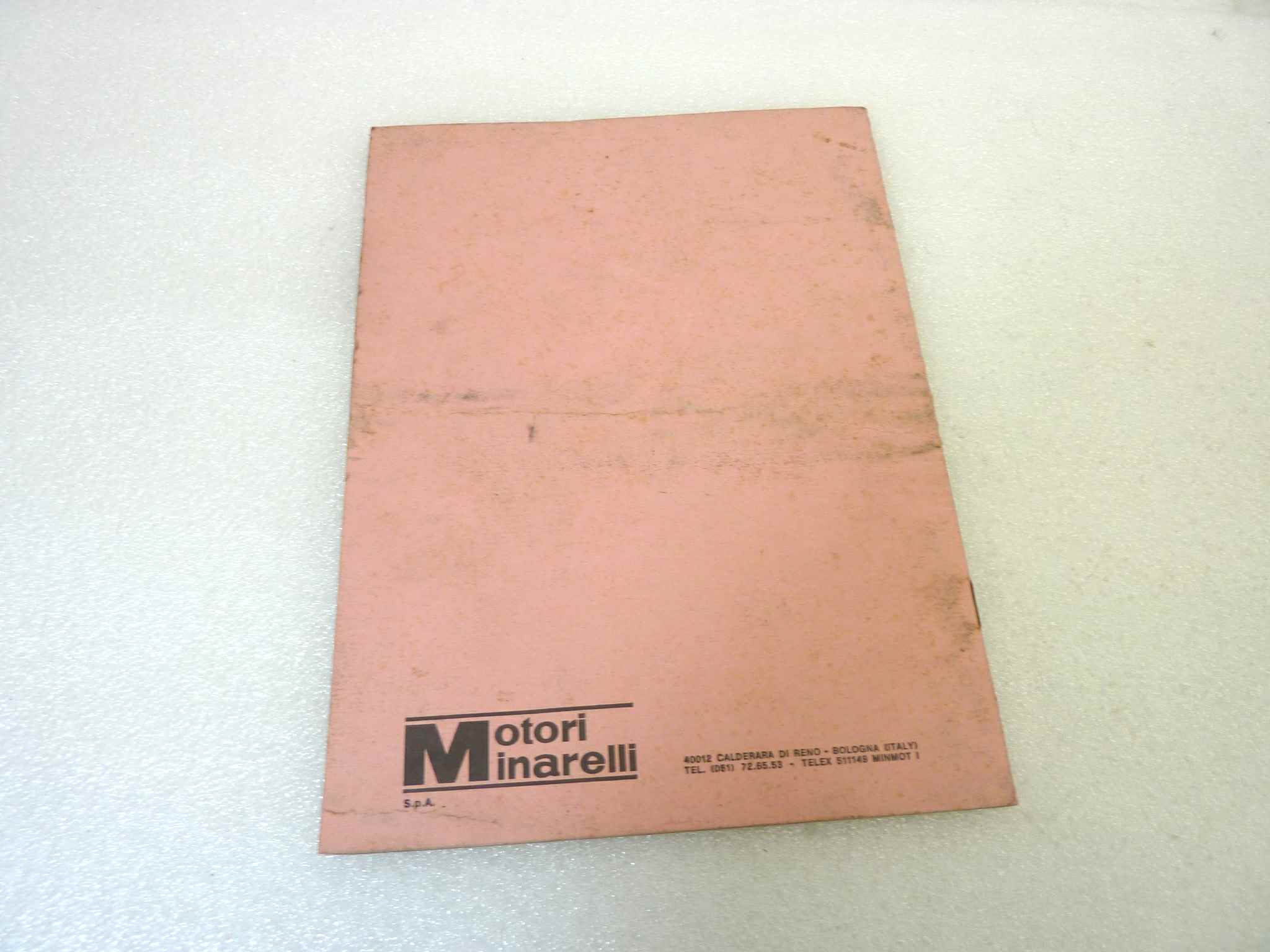 Libretto uso e manutenzione Minarelli RV4 A manuale utente ORIGINALE ita - immagine 2