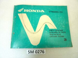 Catalogo parti ricambio Honda VT600CJ CK ricambi ORIGINALE ita eng fra ger Parts Catalog dim 21,5 x 28 cm