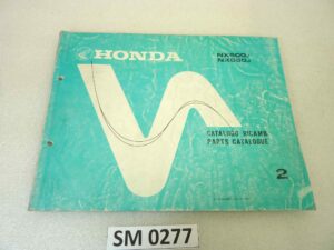 Catalogo parti ricambio Honda NX500 650 J ricambi ORIGINALE ita eng Parts Catalog dim 21,5 x 28 cm