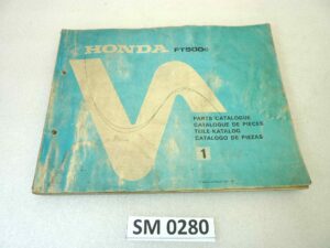 Catalogo parti ricambio Honda FT500C ricambi ORIGINALE eng fra ger esp Parts Catalog dim 21,5 x 28 cm