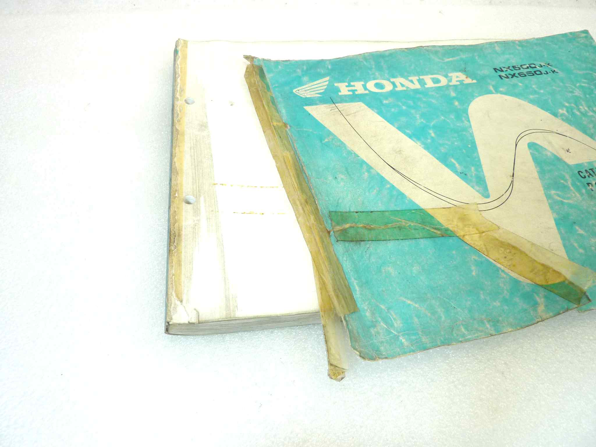 Catalogo parti ricambio Honda NX500 650 J K ricambi ORIGINALE ita eng Parts Catalog dim 21,5 x 28 cm - immagine 6
