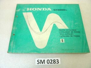 Catalogo parti ricambio Honda CX500C ricambi ORIGINALE eng fra ger esp Parts Catalog dim 21,5 x 28 cm