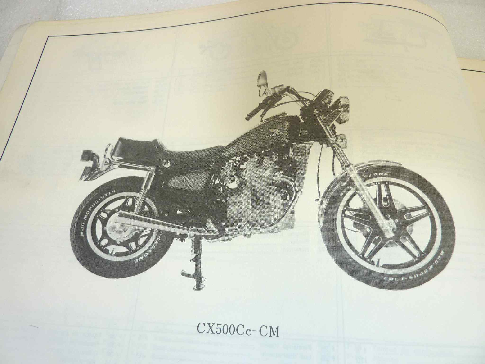 Catalogo parti ricambio Honda CX500C ricambi ORIGINALE eng fra ger esp Parts Catalog dim 21,5 x 28 cm - immagine 6