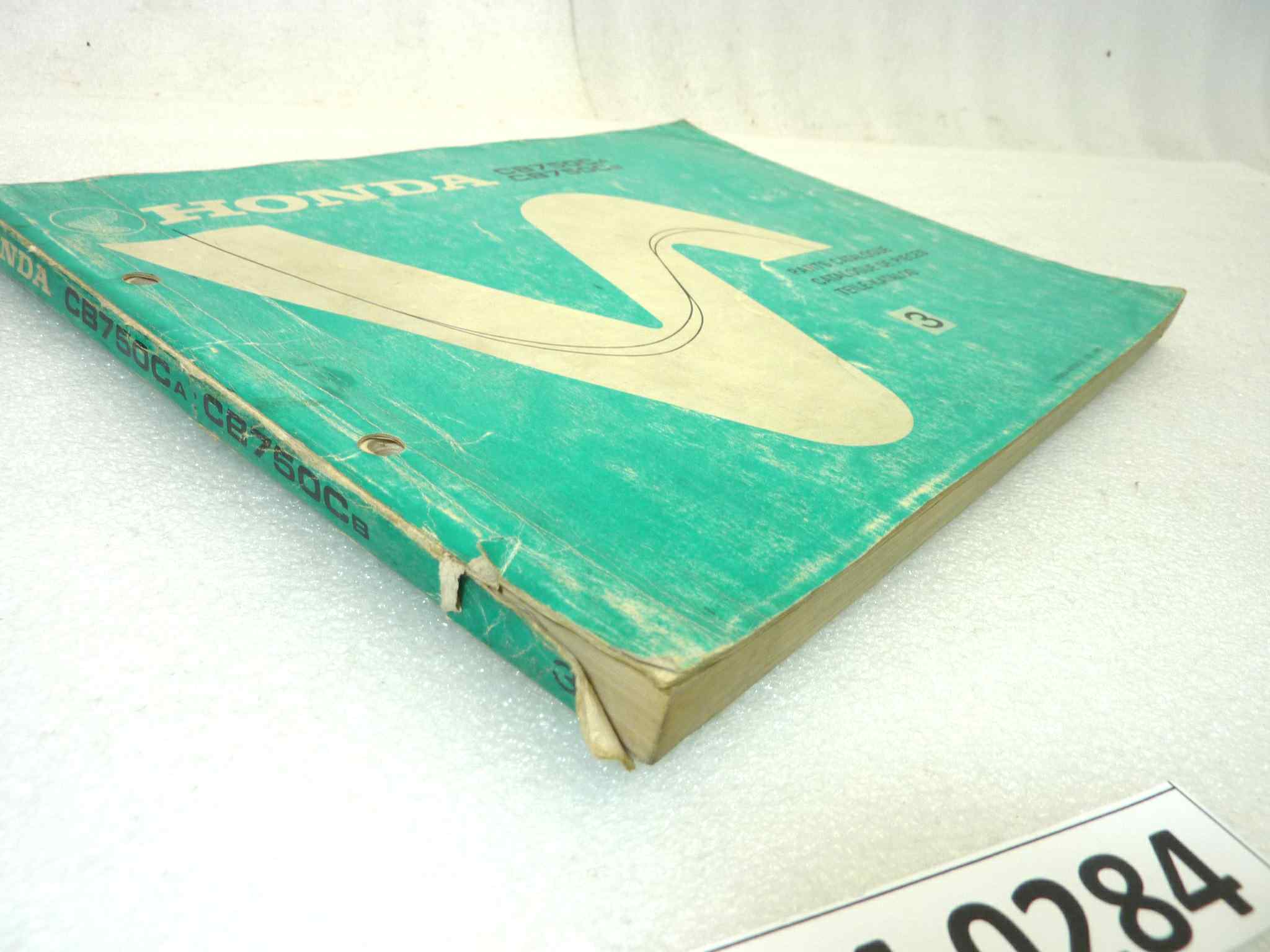 Catalogo parti ricambio Honda CB750C ricambi ORIGINALE eng fra ger Parts Catalog dim 21,5 x 28 cm - immagine 8