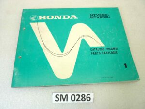Catalogo parti ricambio Honda NTV600 650 J ricambi ORIGINALE ita eng Parts Catalog dim 21,5 x 28 cm