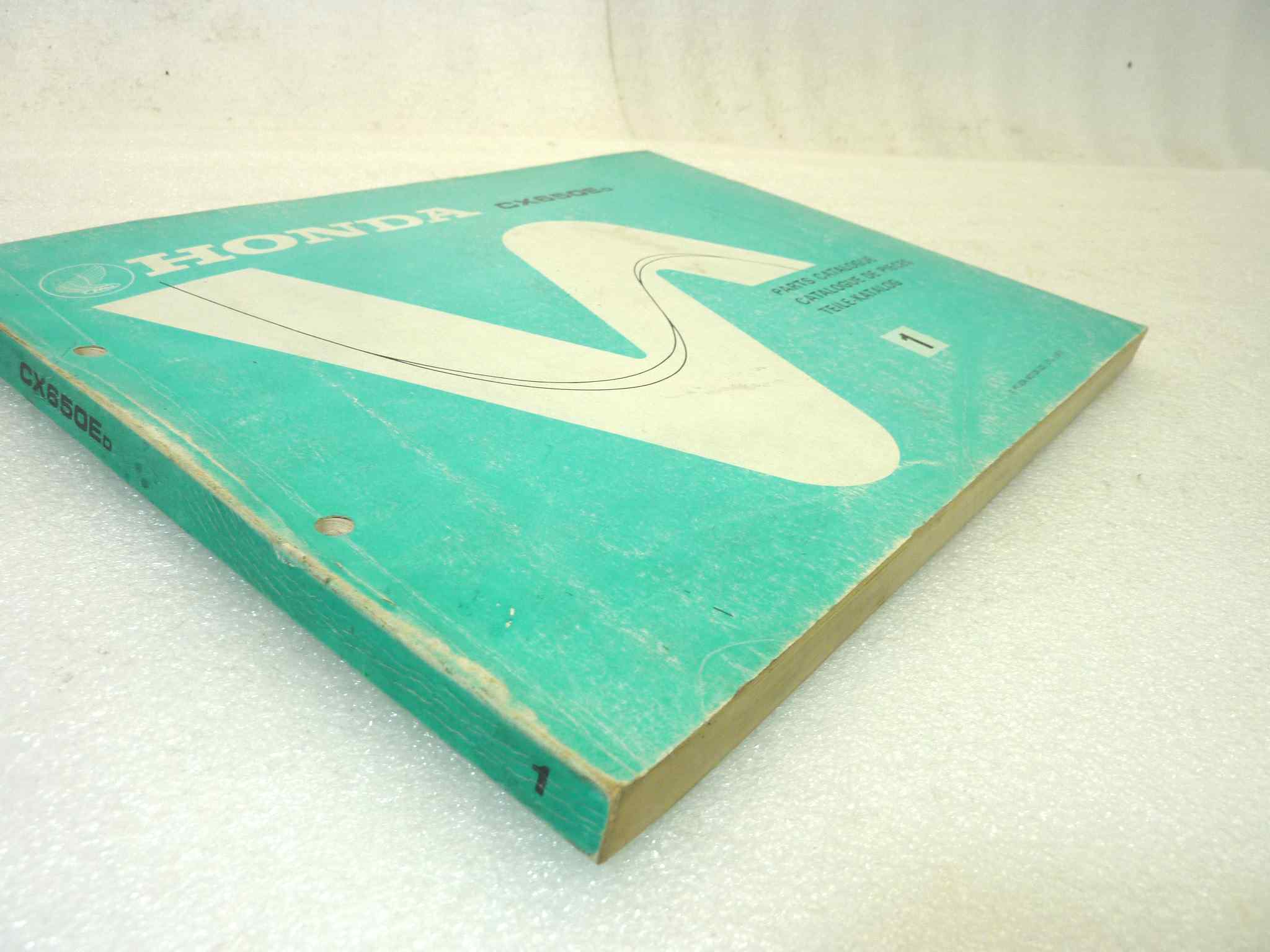 Catalogo parti ricambio Honda CX650E ricambi ORIGINALE eng fra ger Parts Catalog dim 21,5 x 28 cm - immagine 7