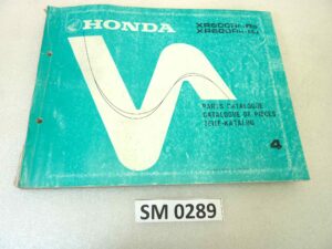 Catalogo parti ricambio Honda XR600R ricambi ORIGINALE eng fra ger Parts Catalog dim 21,5 x 28 cm