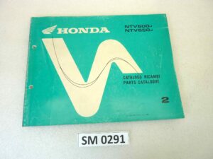 Catalogo parti ricambio Honda NTV600 650J 2 ricambi ORIGINALE ita eng Parts Catalog dim 21,5 x 28 cm